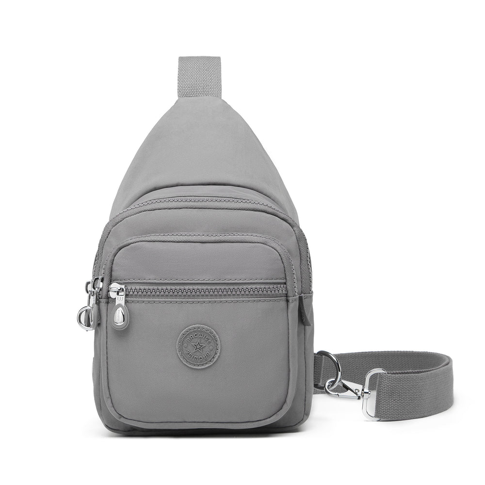 Crinkle Crossbody Sling Bag – Lightweight Water Repellent Vegan Shoulder Bag