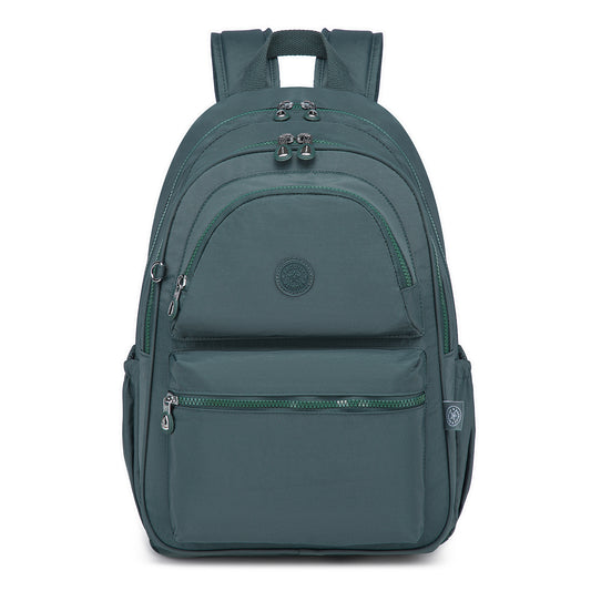 Crinkle Nylon Laptop Backpack – Water Repellent School Backpack Unisex 15.6" 1050 – Bagwise