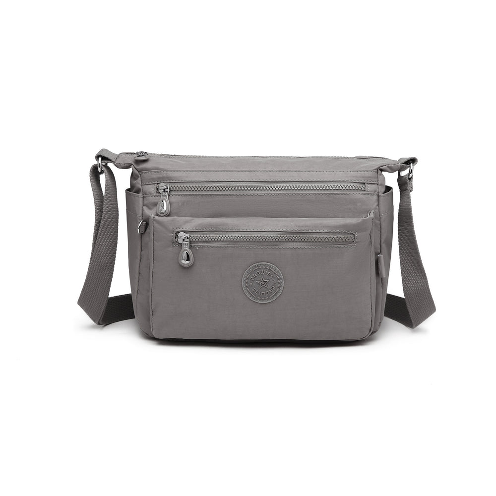 Crinkle Nylon Crossbody Shoulder Bag – Lightweight Water Repellent Unisex Sling Bag