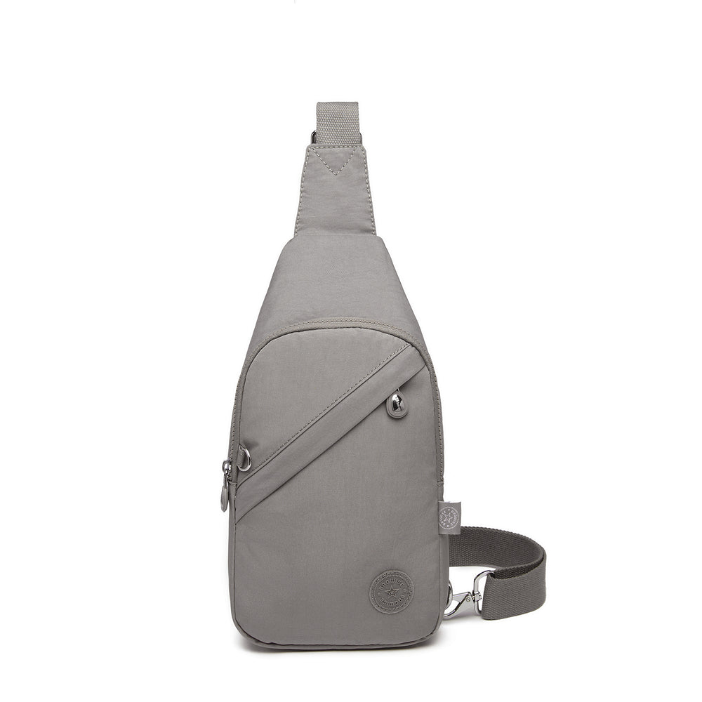 Crinkle Crossbody Sling Bag – Lightweight Anti Theft Water Repellent Vegan Shoulder Bag