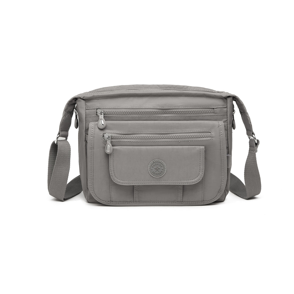 Crinkle Nylon Crossbody Shoulder Bag – Lightweight Water Repellent Unisex Sling Bag