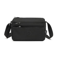 Crinkle Nylon Crossbody Shoulder Bag – Lightweight Water Repellent Unisex Sling Bag