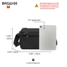 Crinkle Nylon Crossbody Shoulder Bag – Lightweight Water Repellent Unisex Sling Bag
