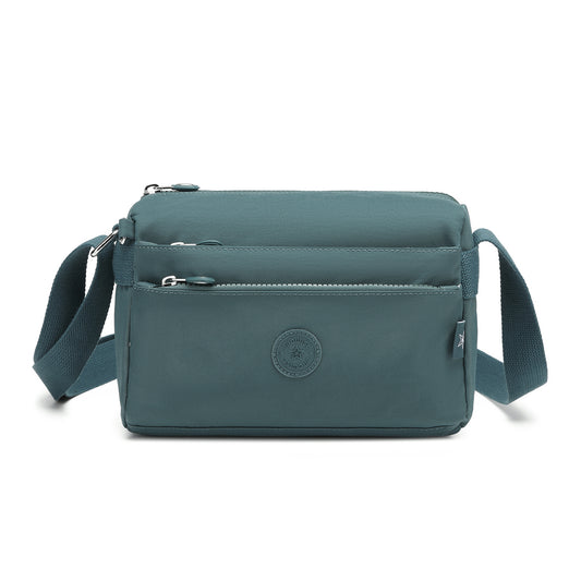 Crinkle Nylon Crossbody Shoulder Bag – Lightweight Water Repellent Unisex Sling Bag 1006 – Bagwise