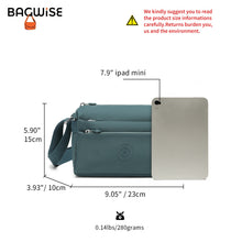 Crinkle Nylon Crossbody Shoulder Bag – Lightweight Water Repellent Unisex Sling Bag