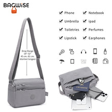 Crinkle Nylon Crossbody Shoulder Bag – Lightweight Water Repellent Unisex Sling Bag