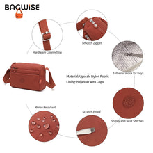 Crinkle Nylon Crossbody Shoulder Bag – Lightweight Water Repellent Unisex Sling Bag