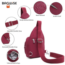 Crinkle Crossbody Sling Bag – Lightweight Water Repellent Vegan Shoulder Bag