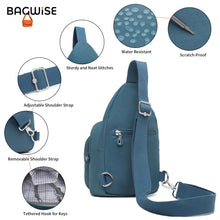 Crinkle Crossbody Sling Bag – Lightweight Water Repellent Vegan Shoulder Bag