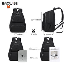 Crinkle Nylon Laptop Backpack – Water Repellent School Backpack Unisex 15.6"