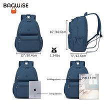 Crinkle Nylon Laptop Backpack – Water Repellent School Backpack Unisex 15.6"