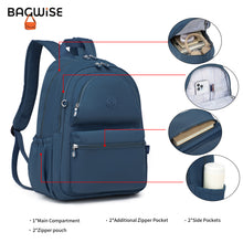 Crinkle Nylon Laptop Backpack – Water Repellent School Backpack Unisex 15.6"