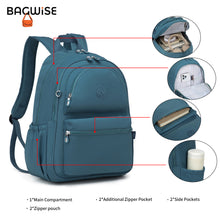Crinkle Nylon Laptop Backpack – Water Repellent School Backpack Unisex 15.6"