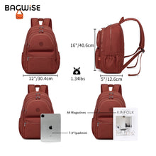 Crinkle Nylon Laptop Backpack – Water Repellent School Backpack Unisex 15.6"