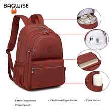 Crinkle Nylon Laptop Backpack – Water Repellent School Backpack Unisex 15.6"