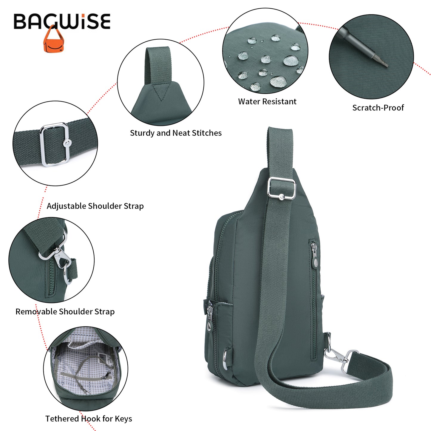 BAGWISE Crossbody Sling Bag - 1196