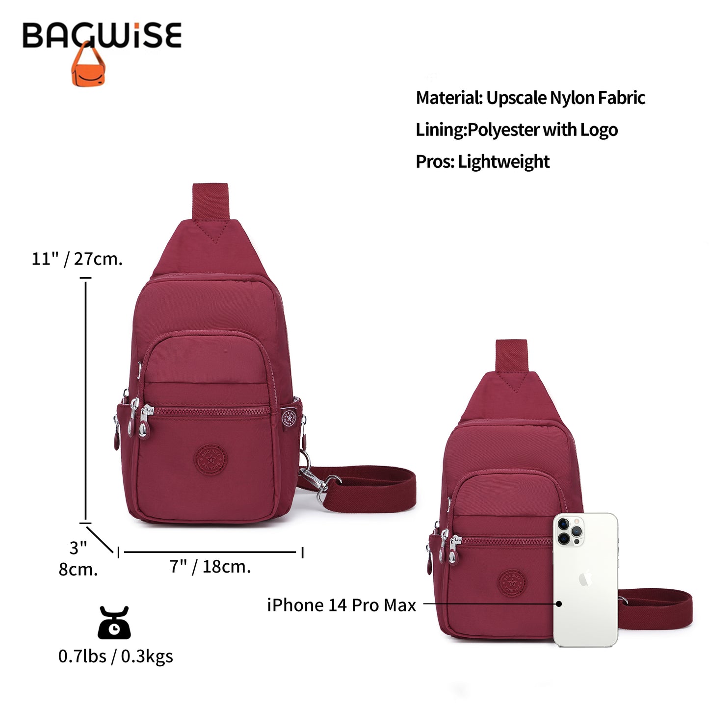 BAGWISE Crossbody Sling Bag - 1196