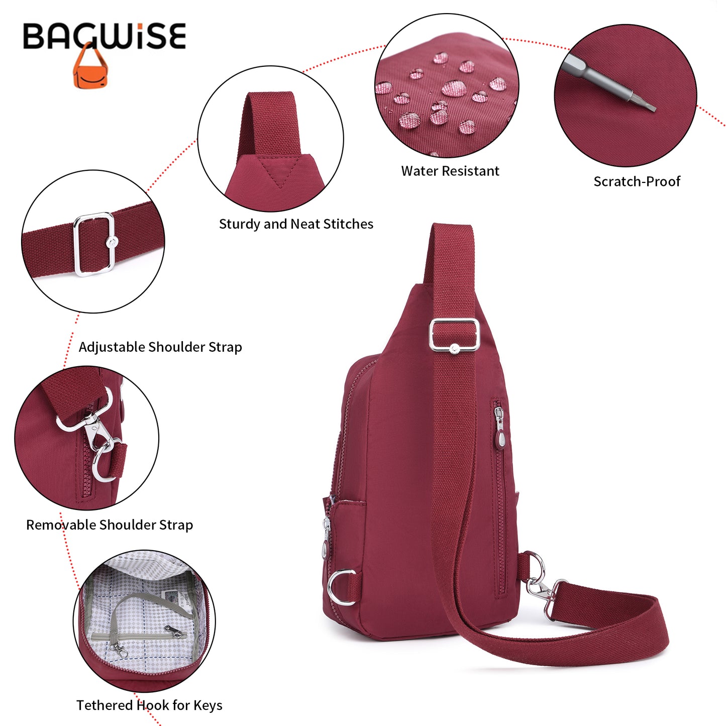 BAGWISE Crossbody Sling Bag - 1196