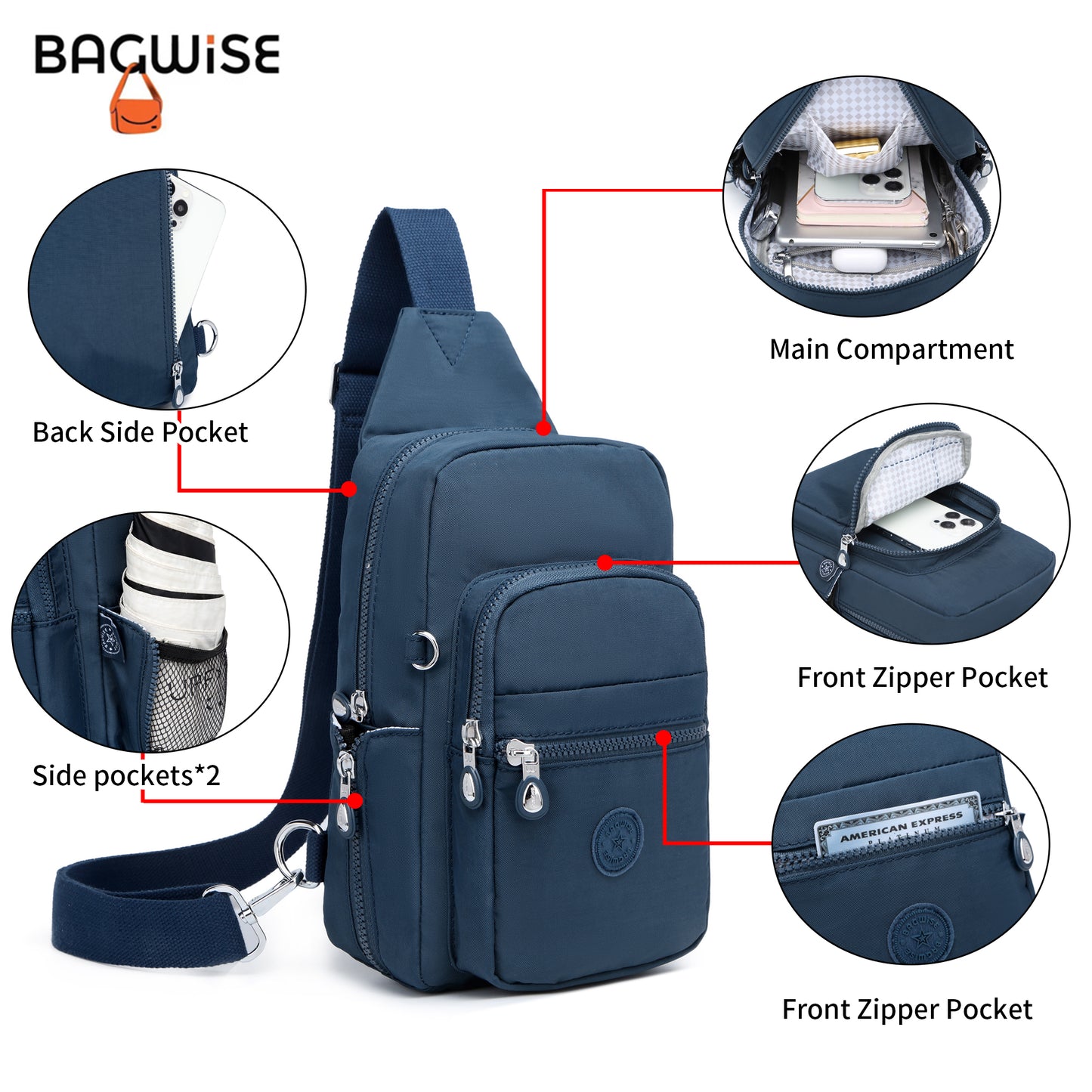 BAGWISE Crossbody Sling Bag - 1196