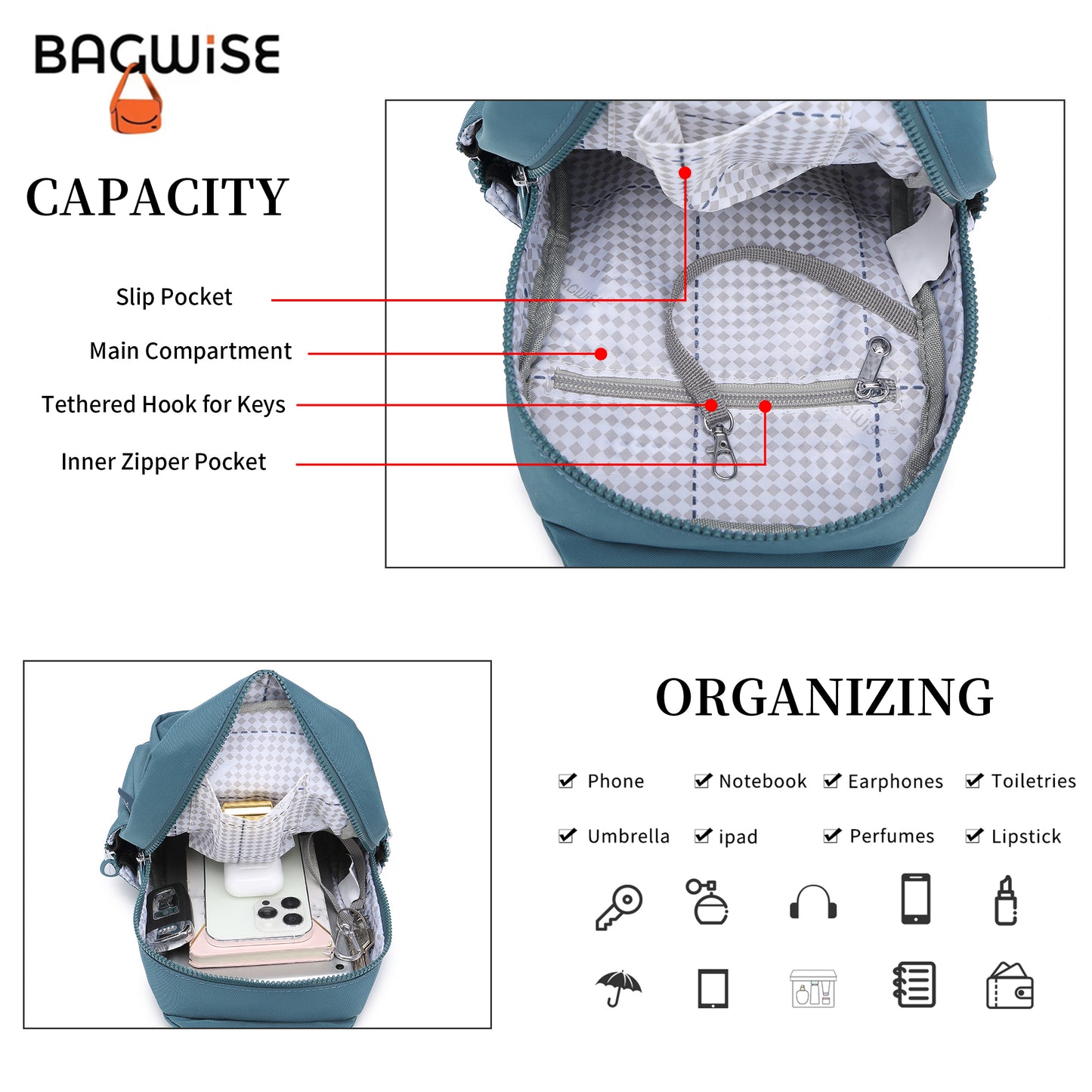 BAGWISE Crossbody Sling Bag - 1196
