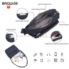 Crinkle Nylon Crossbody Shoulder Bag – Lightweight Water Repellent Unisex Sling Bag