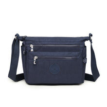 Crinkle Nylon Crossbody Shoulder Bag – Lightweight Water Repellent Unisex Sling Bag