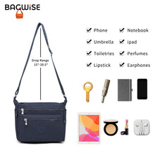 Crinkle Nylon Crossbody Shoulder Bag – Lightweight Water Repellent Unisex Sling Bag