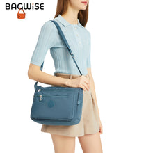 Crinkle Nylon Crossbody Shoulder Bag – Lightweight Water Repellent Unisex Sling Bag