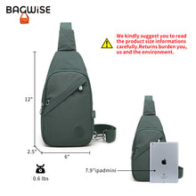 Crinkle Crossbody Sling Bag – Lightweight Anti Theft Water Repellent Vegan Shoulder Bag