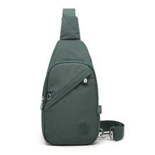 Crinkle Crossbody Sling Bag – Lightweight Anti Theft Water Repellent Vegan Shoulder Bag