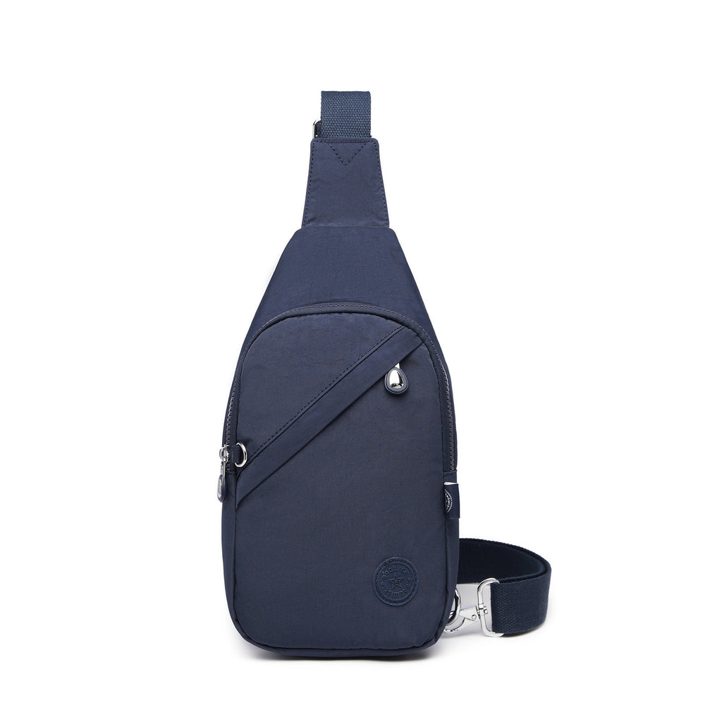Crinkle Crossbody Sling Bag – Lightweight Anti Theft Water Repellent Vegan Shoulder Bag
