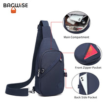 Crinkle Crossbody Sling Bag – Lightweight Anti Theft Water Repellent Vegan Shoulder Bag