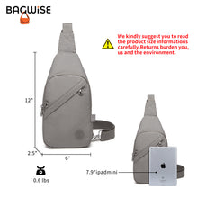 Crinkle Crossbody Sling Bag – Lightweight Anti Theft Water Repellent Vegan Shoulder Bag