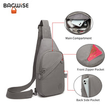 Crinkle Crossbody Sling Bag – Lightweight Anti Theft Water Repellent Vegan Shoulder Bag