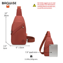Crinkle Crossbody Sling Bag – Lightweight Anti Theft Water Repellent Vegan Shoulder Bag