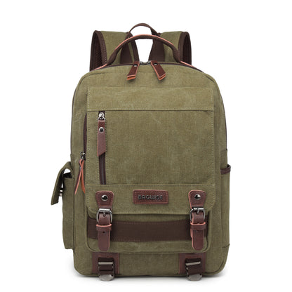 BAGWISE Canvas Backpack - 1270 - Dark Green