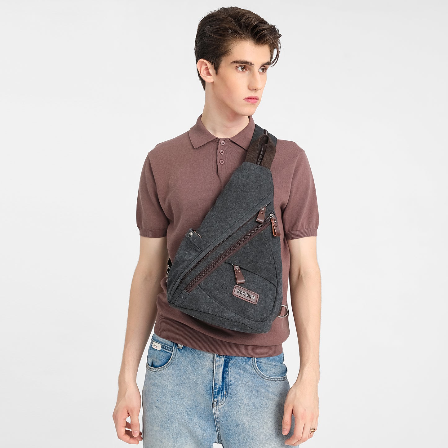 Bagwise Canvas Sling Bag Backpack (1276)