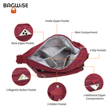 Crinkle Nylon Crossbody Shoulder Bag – Lightweight Water Repellent Unisex Sling Bag