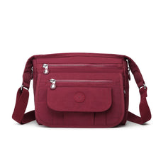 Crinkle Nylon Crossbody Shoulder Bag – Lightweight Water Repellent Unisex Sling Bag