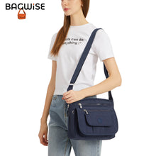Crinkle Nylon Crossbody Shoulder Bag – Lightweight Water Repellent Unisex Sling Bag