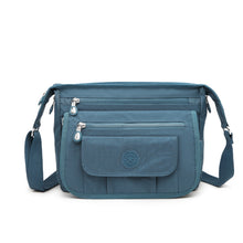 Crinkle Nylon Crossbody Shoulder Bag – Lightweight Water Repellent Unisex Sling Bag