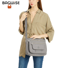 Crinkle Nylon Crossbody Shoulder Bag – Lightweight Water Repellent Unisex Sling Bag