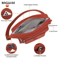 Crinkle Nylon Crossbody Shoulder Bag – Lightweight Water Repellent Unisex Sling Bag