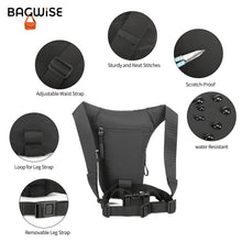 Motorcycle Leg Bag – Hip Bag Unisex – Cycling Thigh Bag Black
