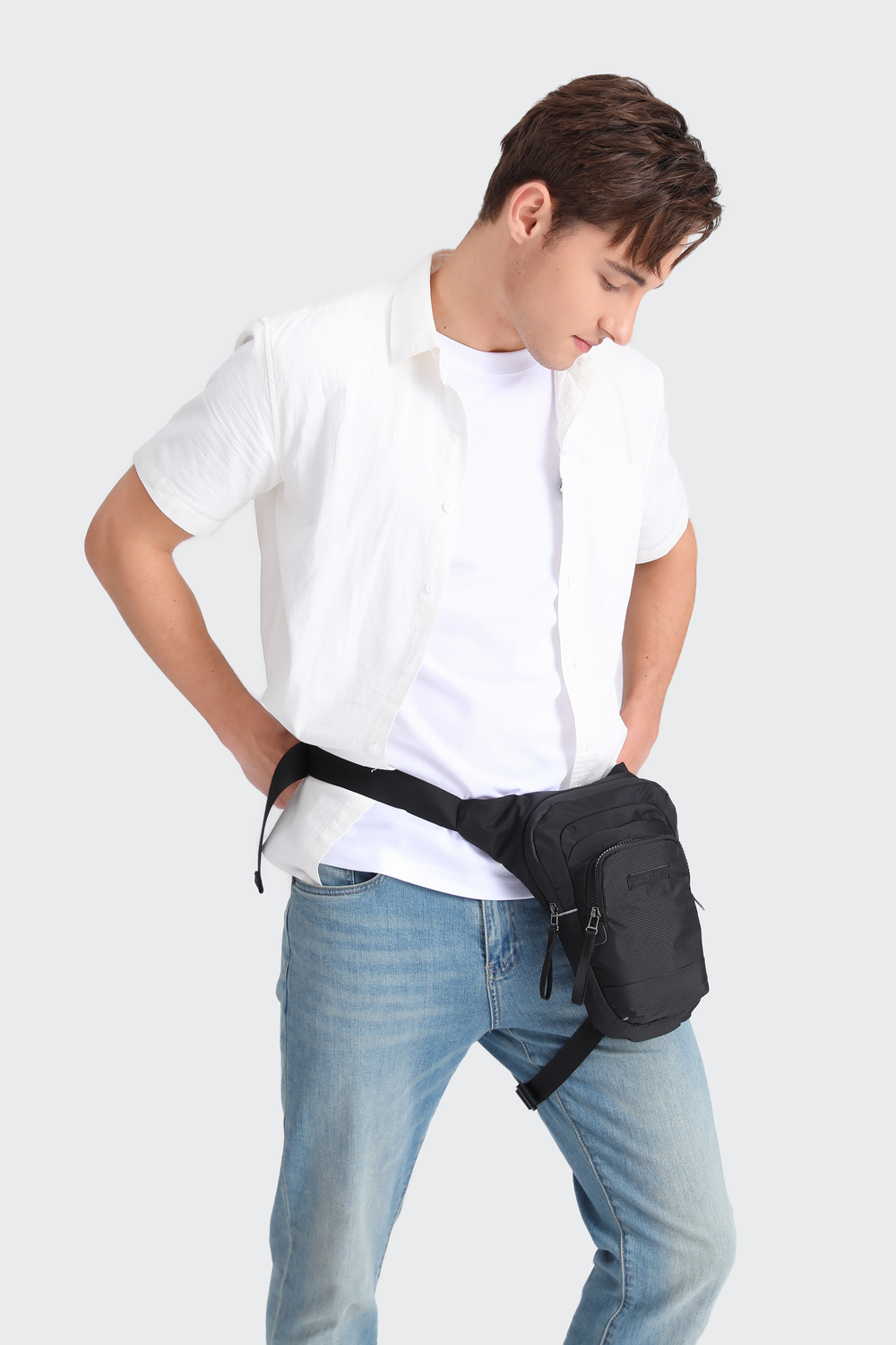 Motorcycle Leg Bag – Hip Bag Unisex – Cycling Thigh Bag Black