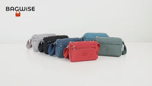 Women’s Crinkle Nylon Crossbody Bag – Lightweight Water Repellent Shoulder Sling Bag 1006 – Bagwise